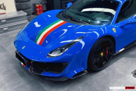 DarwinPRO 2018-2020 Ferrari 488 Pista Only Partial Carbon Fiber Front Bumper - DarwinPRO - image 5
