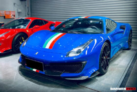 DarwinPRO 2018-2020 Ferrari 488 Pista Only Partial Carbon Fiber Front Bumper - DarwinPRO - image 7