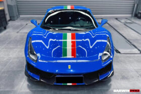 DarwinPRO 2018-2020 Ferrari 488 Pista Only Partial Carbon Fiber Front Bumper - DarwinPRO - image 2