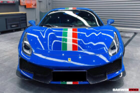 DarwinPRO 2018-2020 Ferrari 488 Pista Only Partial Carbon Fiber Front Bumper - DarwinPRO - image 4