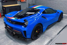 DarwinPRO 2018-2020 Ferrari 488 Pista Rear Bumper With Carbon fiber Upper Shell - image 3