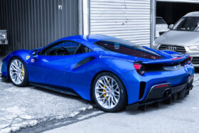 DarwinPRO 2015-2020 Ferrari 488 GTB Pista Style Carbon Fiber Rear Bumper And Wing - image 2