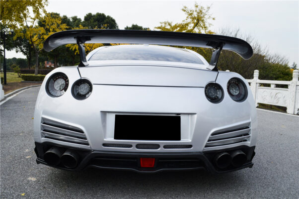 DarwinPRO 2008-2011 Nissan GTR R35 CBA & DBA VA Style Rear Bumper with Diffuser and LED Light