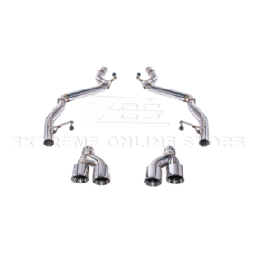 Extreme Online Store EOS 2024+ Mustang GT Muffler Delete Axle Back Quad Tips Exhaust - Image 4