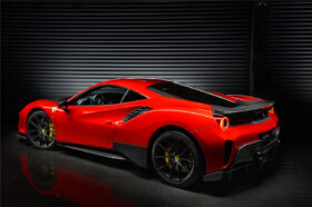 DarwinPRO 2015-2020 Ferrari 488 GTB Pista Style Carbon Fiber Rear Bumper And Wing - image 8