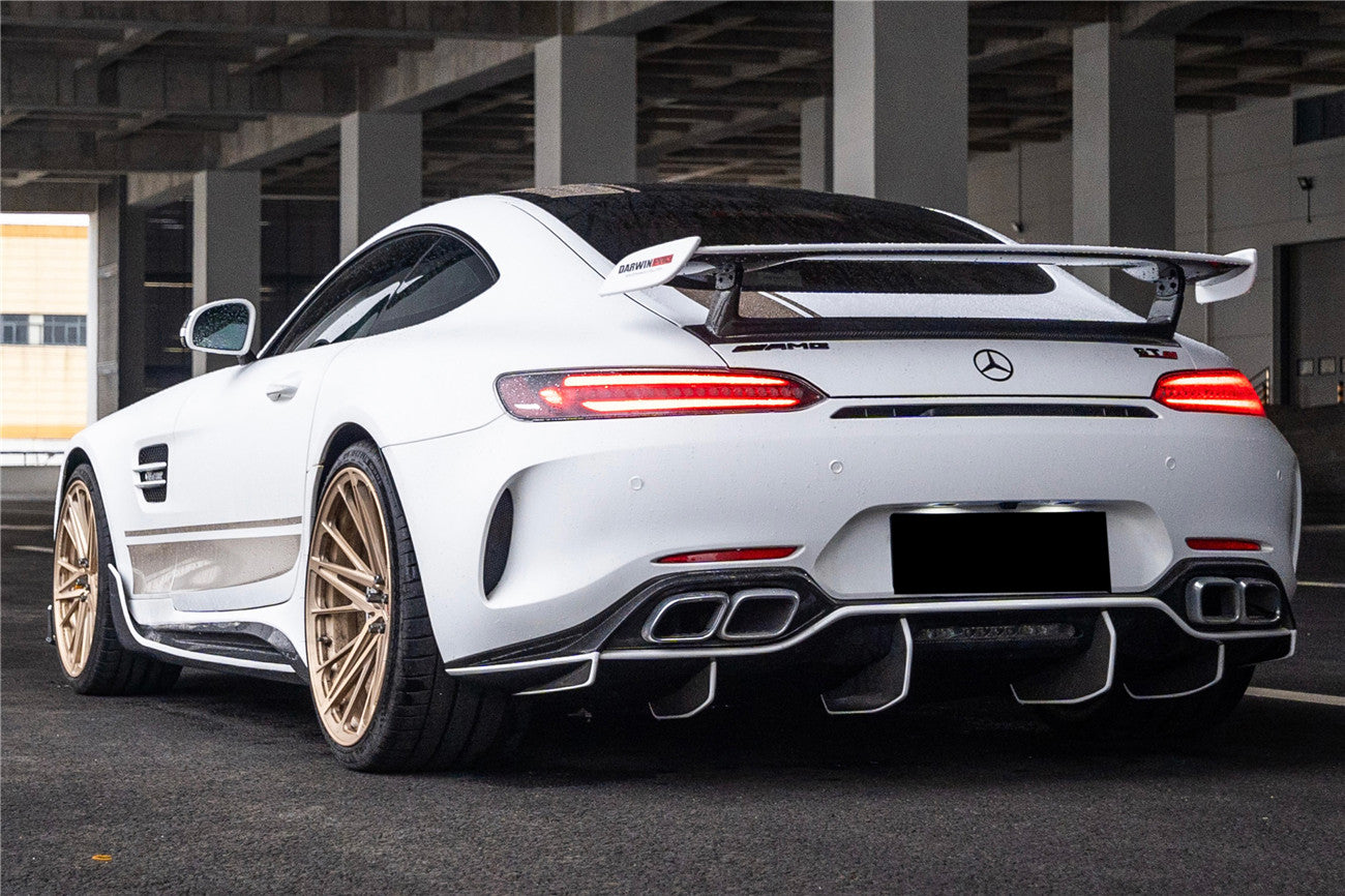 DarwinPRO 2017-2021 Mercedes Benz AMG GTC Carbon Fiber Rear Diffuser DarwinPRO IMP Design