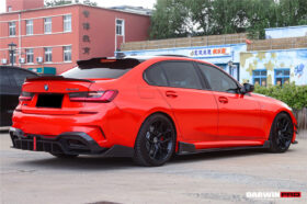 DarwinPRO 2019-2022 BMW 3 Series G20  G28 BKSS Style Carbon Fiber Rear Diffuser - image 9