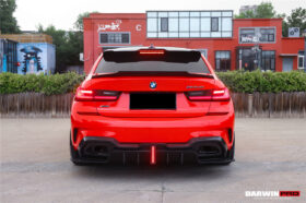 DarwinPRO 2019-2022 BMW 3 Series G20  G28 BKSS Style Carbon Fiber Rear Diffuser - image 7