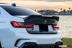 DarwinPRO 2019-UP BMW M3 G80 G20 3 Series BKSS Style Carbon Fiber Trunk - image 4