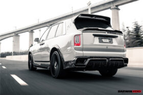 DarwinPRO 2018-2024 Rolls-Royce Cullinan BKSS Style Carbon Fiber Trunk Spoiler - image 5