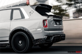 DarwinPRO 2018-2024 Rolls-Royce Cullinan BKSS Style Carbon Fiber Trunk Spoiler - image 6