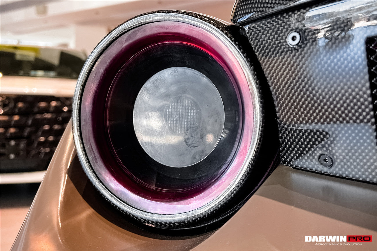 DarwinPro Aerodynamics DarwinPRO 488 GTB & Spider BKSS Style Tail Light Covers for Ferrari 488 - Image 2