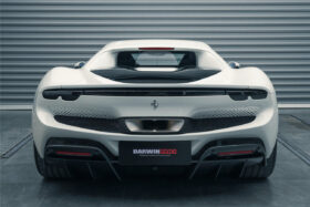 2022-2026 Ferrari 296 GTB & GTS (Type F171) OE Style Carbon Fiber Rear Bumper w/ Diffuser