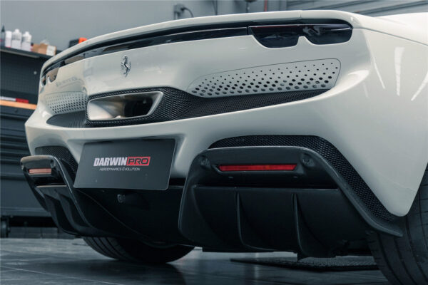 2022-2026 Ferrari 296 GTB & GTS (Type F171) OE Style Carbon Fiber Rear Diffuser