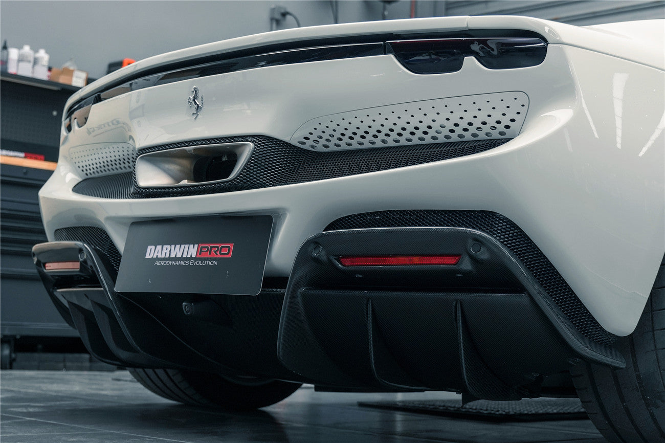2022-2026 Ferrari 296 GTB & GTS (Type F171) OE Style Carbon Fiber Rear Diffuser