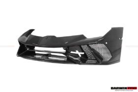 DarwinPRO 2015-2025 Lamborghini Huracan LP610 & LP580 & EVO & Tecnica BKSS Style Partial Carbon Front Bumper with Lip - image 8