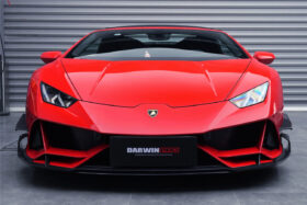 DarwinPRO 2019-2023 Lamborghini Huracan EVO 4WD ONLY BKSS Style Carbon Front Lip - image 1
