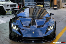DarwinPRO 2015-2025 Lamborghini Huracan LP610 & LP580 & EVO & Tecnica BKSS Style Carbon Fiber Hood - image 2
