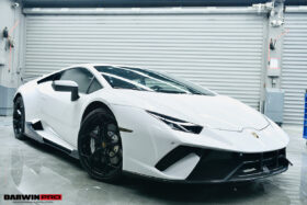 DarwinPRO 2015-2025 Lamborghini Huracan LP610 & LP580 & EVO & Tecnica BKSS Style Partial Carbon Front Bumper with Lip - image 2