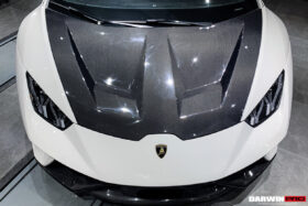 DarwinPRO 2015-2025 Lamborghini Huracan LP610 & LP580 & EVO & Tecnica BKSS Style Carbon Fiber Hood - image 5