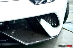 DarwinPRO 2015-2025 Lamborghini Huracan LP610 & LP580 & EVO & Tecnica Performante Style Partial Carbon Front Bumper - image 7