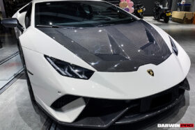 DarwinPRO 2015-2025 Lamborghini Huracan LP610 & LP580 & EVO & Tecnica BKSS Style Carbon Fiber Hood - image 6