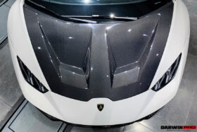 DarwinPRO 2015-2025 Lamborghini Huracan LP610 & LP580 & EVO & Tecnica BKSS Style Carbon Fiber Hood - image 8