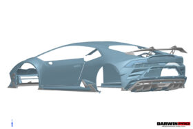 DarwinPRO 2019-2025 Lamborghini Huracan EVO Dry Carbon Rear Diffuser DarwinPRO (AD Design) - image 4