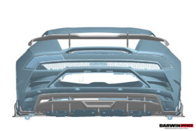 DarwinPRO 2019-2025 Lamborghini Huracan EVO Dry Carbon Rear Diffuser DarwinPRO (AD Design) - image 5
