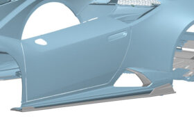 DarwinPRO 2019-2025 Lamborghini Huracan EVO ADV1 Style Autoclave Carbon Side Skirts - image 3