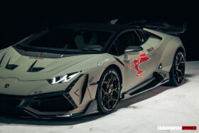 DarwinPRO 2015-2025 Lamborghini Huracan LP610 & LP580 & EVO & Tecnica BKSSII Style Front Wide Fender - image 2