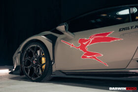 DarwinPRO 2015-2025 Lamborghini Huracan LP610 & LP580 & EVO & Tecnica BKSSII Style Front Wide Fender - image 3