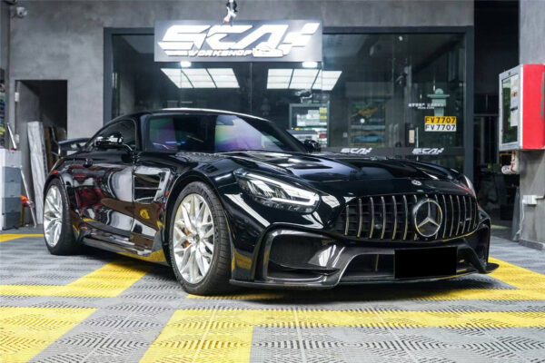 DarwinPRO 2017-2021 Mercedes Benz AMG GTR ONLY Carbon Fiber Side Skirts DarwinPRO (iMP Design)