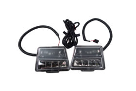 DarwinPro Aerodynamics DarwinPRO GTR R35 EBA Front Bumper LED Day Running Lights