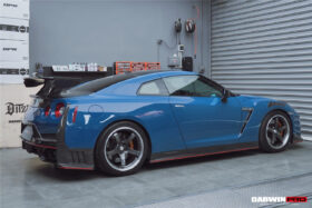DarwinPRO 2008-2023 Nissan GTR R35 CBA DBA EBA Partial Carbon Fiber Rear Bumper With Black Light DarwinPRO (2024Nismo Design) - image 4