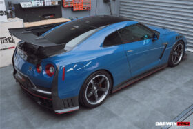DarwinPRO 2008-2023 Nissan GTR R35 CBA DBA EBA Partial Carbon Fiber Rear Bumper With Black Light DarwinPRO (2024Nismo Design) - image 5