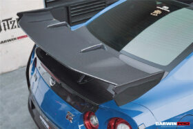 DarwinPRO 2008-2023 Nissan GTR R35 CBA DBA EBA 2024-Nismo Style Carbon Fiber trunk Spoiler Wing - image 7