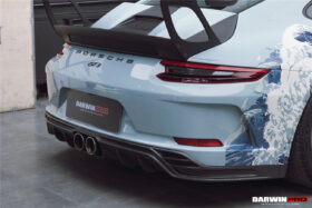 DarwinPRO 2017-2019 Porsche 911 991.2 GT3 Only GT2RS Style Trunk Spoiler Wing - image 7
