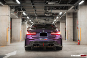 DarwinPRO 2021-UP BMW M3 G80 BKSSII Style Rear Bumper With Exhaust Tips - image 5