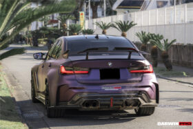 DarwinPRO 2021-UP BMW M3 G80 BKSSII Style Rear Bumper With Exhaust Tips - image 2