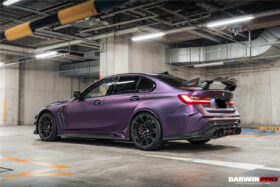 DarwinPRO 2021-UP BMW M3 G80 BKSSII Style Rear Bumper With Exhaust Tips - image 6