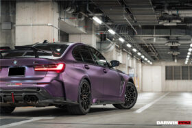 DarwinPRO 2021-UP BMW M3 G80 BKSSII Style Rear Bumper With Exhaust Tips - image 8