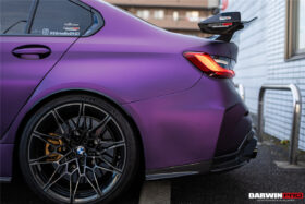 DarwinPRO 2021-UP BMW M3 G80 BKSSII Style Rear Bumper With Exhaust Tips - image 4