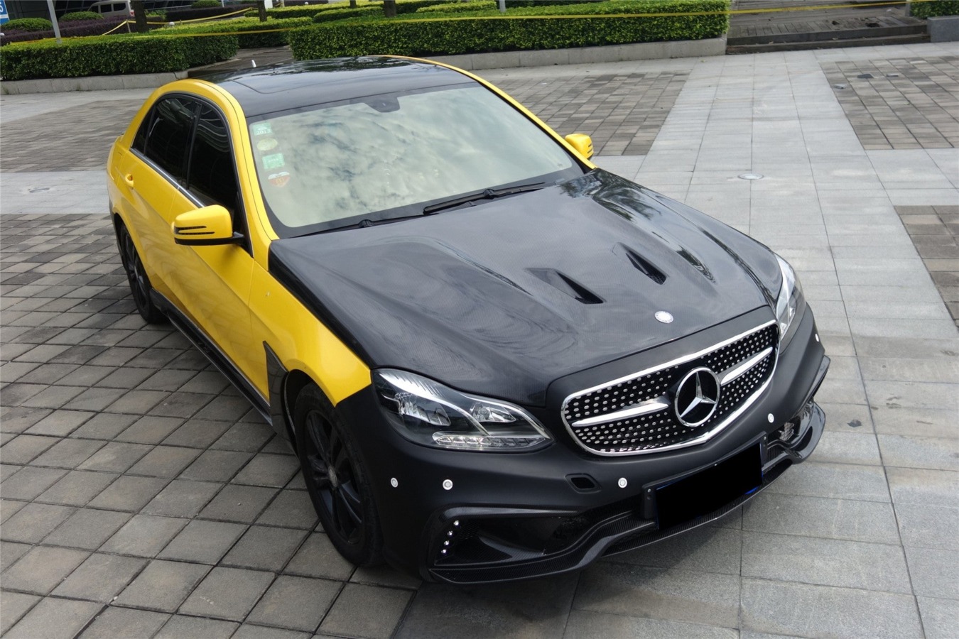 DarwinPRO 2014-2016 Mercedes Benz E Class W212 BKSS Style Hood