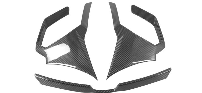 DarwinPRO 2018-2022 Lamborghini URUS IMP Style Carbon Fiber Front Bumper Side Vent Cover(For No-ACC Car)