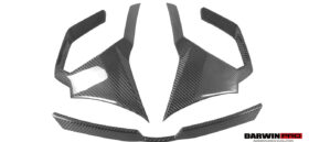 DarwinPRO 2018-2022 Lamborghini URUS IMP Style Carbon Fiber Front Bumper Side Vent Cover(For No-ACC Car) - image 2