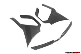 DarwinPRO 2018-2022 Lamborghini URUS IMP Style Carbon Fiber Front Bumper Side Vent Cover(For No-ACC Car) - image 6