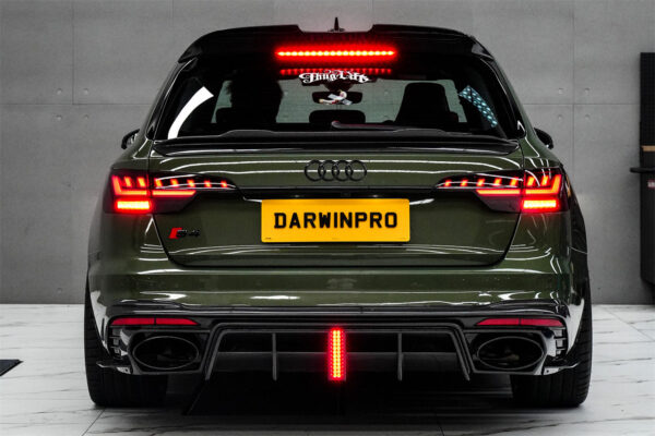 DarwinPRO 2020-2025 Audi S4 Avant B9.5 BKSS Style Carbon Fiber Rear Diffuser with exhasut tips
