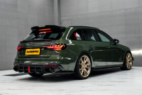 DarwinPRO 2020-2025 Audi S4 Avant B9.5 BKSS Style Carbon Fiber Rear Diffuser with exhasut tips - image 2