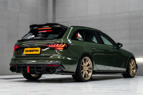 DarwinPRO 2020-2025 Audi S4 Avant B9.5 BKSS Style Carbon Fiber Rear Diffuser with exhasut tips - image 3